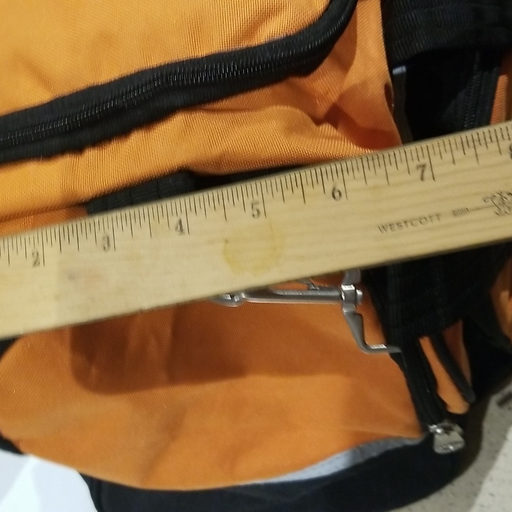 Multiple Zippered Pockets Duffle Euc - image 2